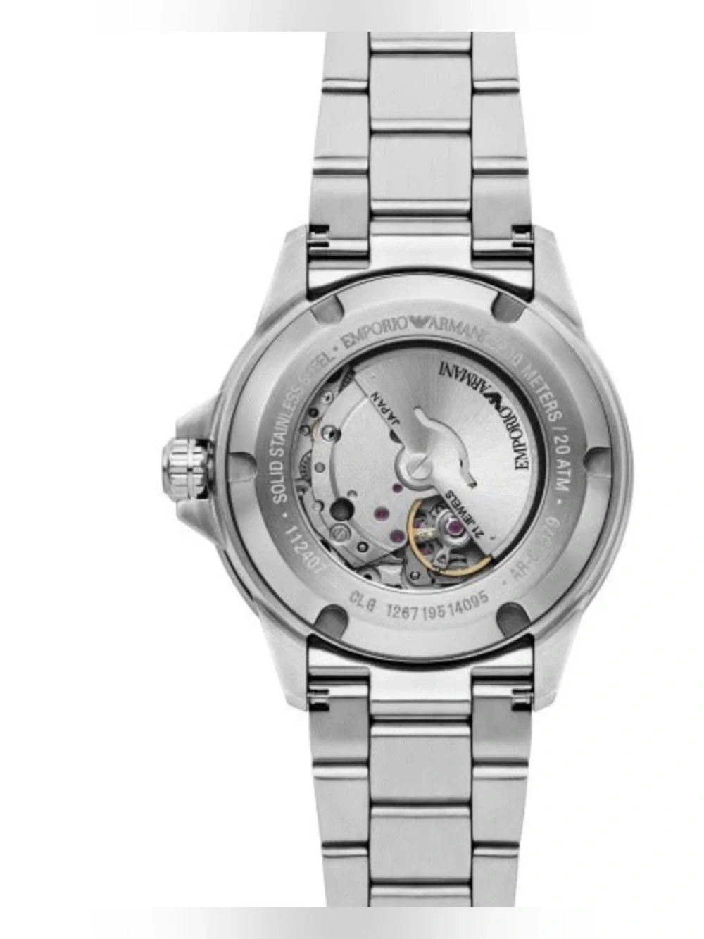 Emporio Armani Sea Explorer Blue Dial Silver Steel Strap Watch 42mm AR60079